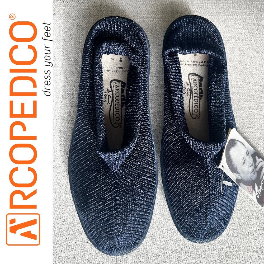 NWT Vintage Arcopedico Classic Shoe, Navy, Size 7/40 but fits a 9.5! COMFORTABLE